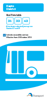 Dapto District Timetable